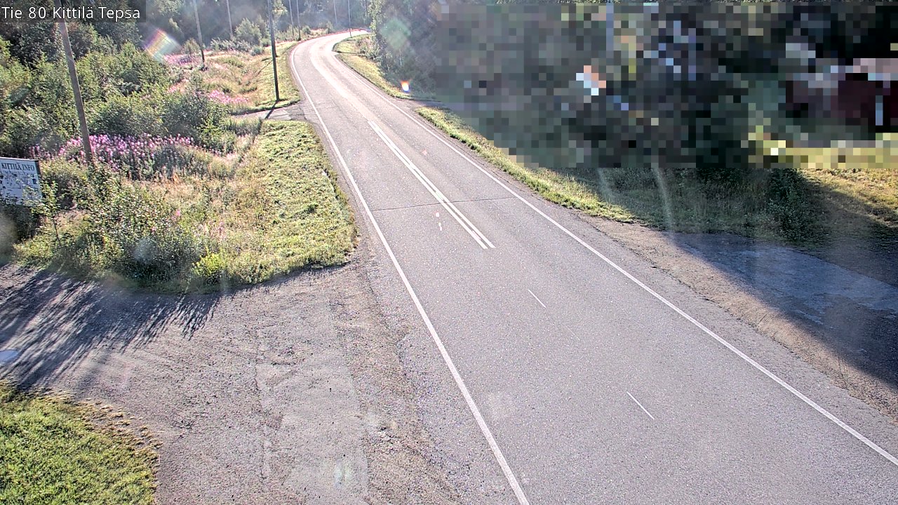 Weather Camera Image Väg 80 Kittilä, Tepsa, Kittilä, Lappi