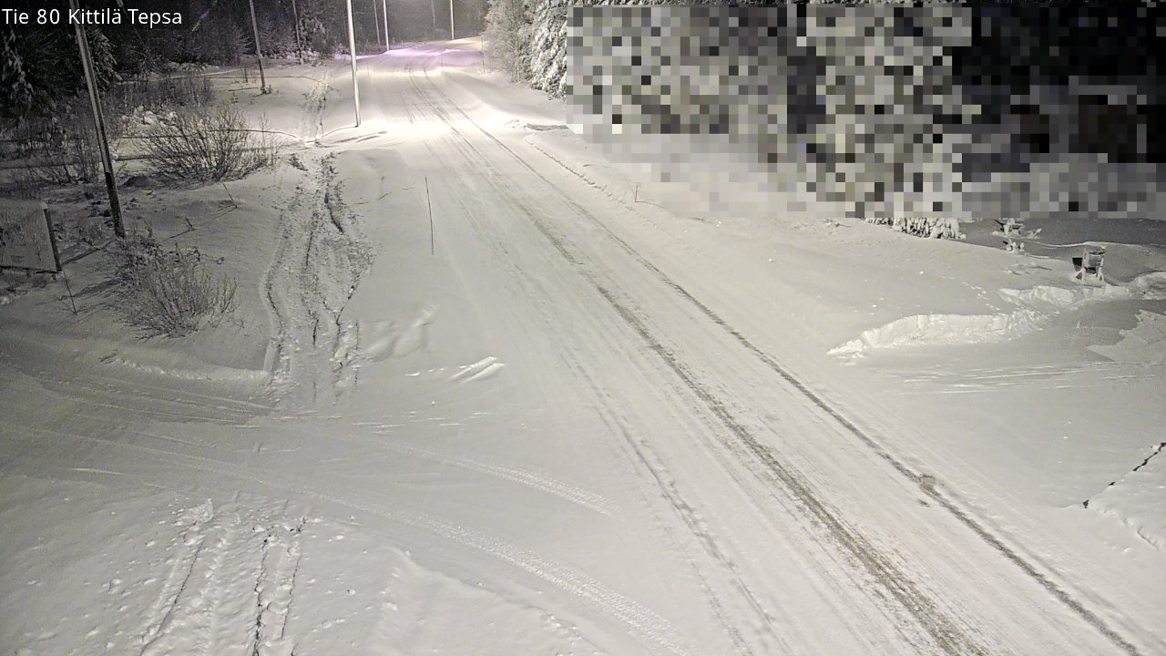 Kelikamerat Kuva Tie 80 Kittilä, Tepsa, Kittilä, Lappi