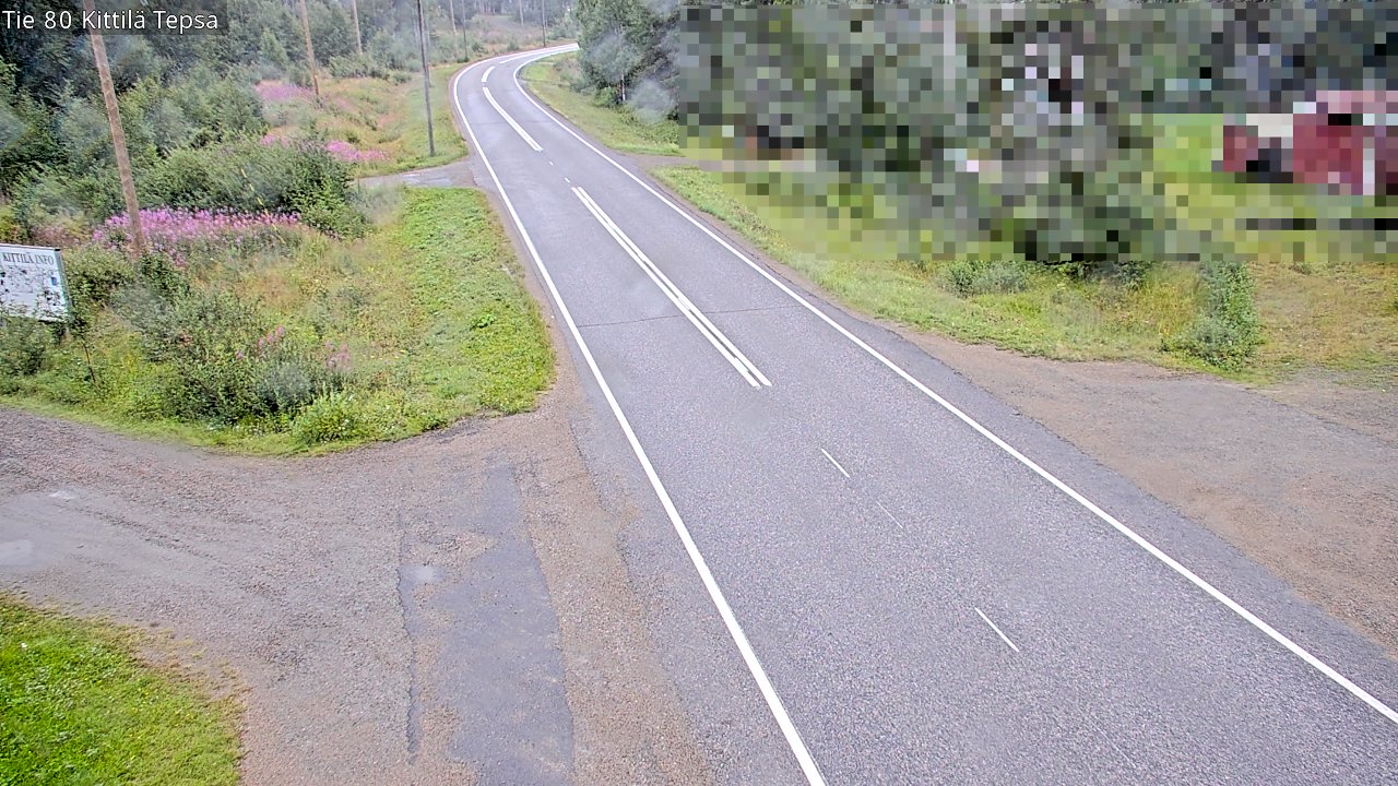 Weather Camera Image Väg 80 Kittilä, Tepsa, Kittilä, Lappi