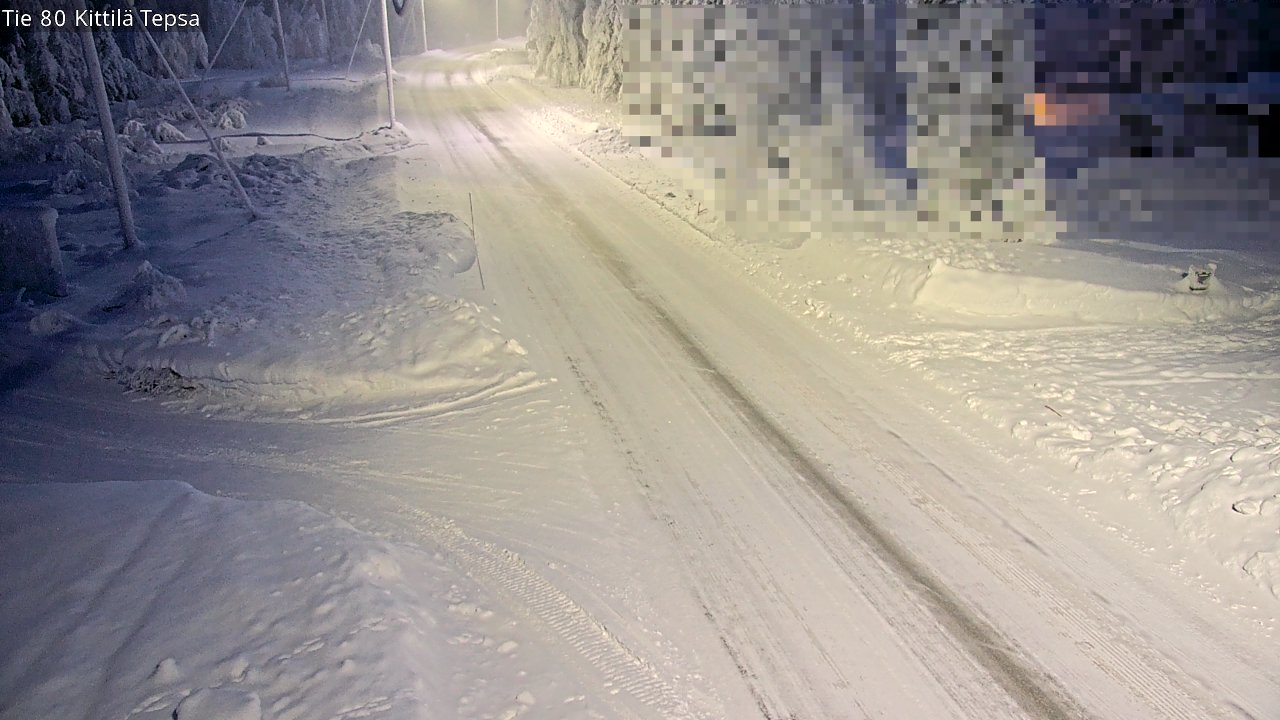 Kelikamerat Kuva Tie 80 Kittilä, Tepsa, Kittilä, Lappi