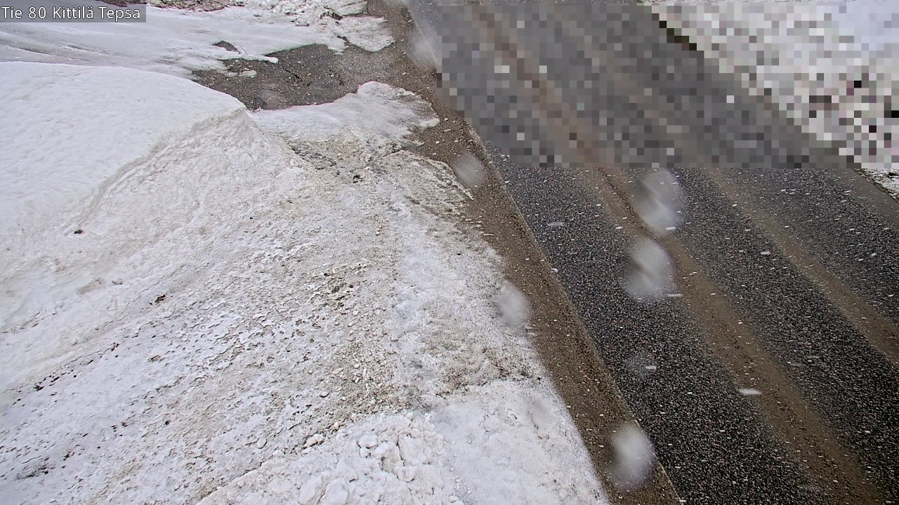Weather Camera Image Road 80 Kittilä, Tepsa, Kittilä, Lappi