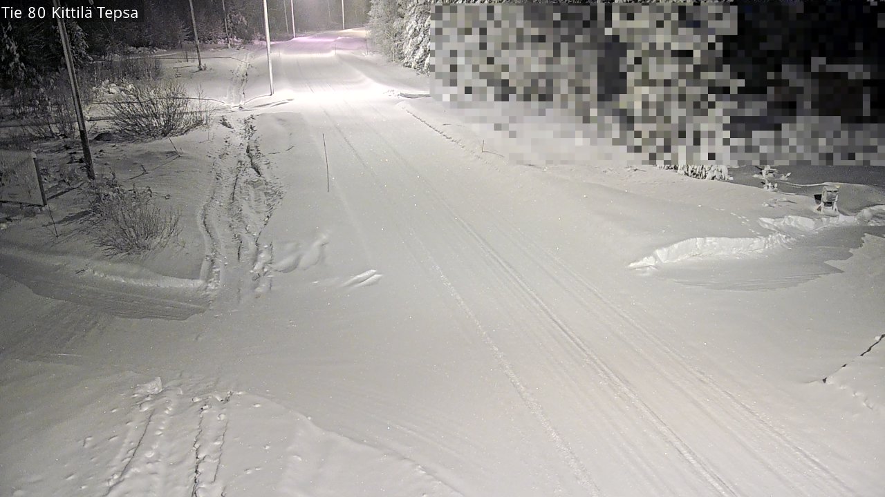 Kelikamerat Kuva Tie 80 Kittilä, Tepsa, Kittilä, Lappi