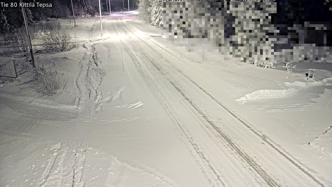 Kelikamerat Kuva Tie 80 Kittilä, Tepsa, Kittilä, Lappi