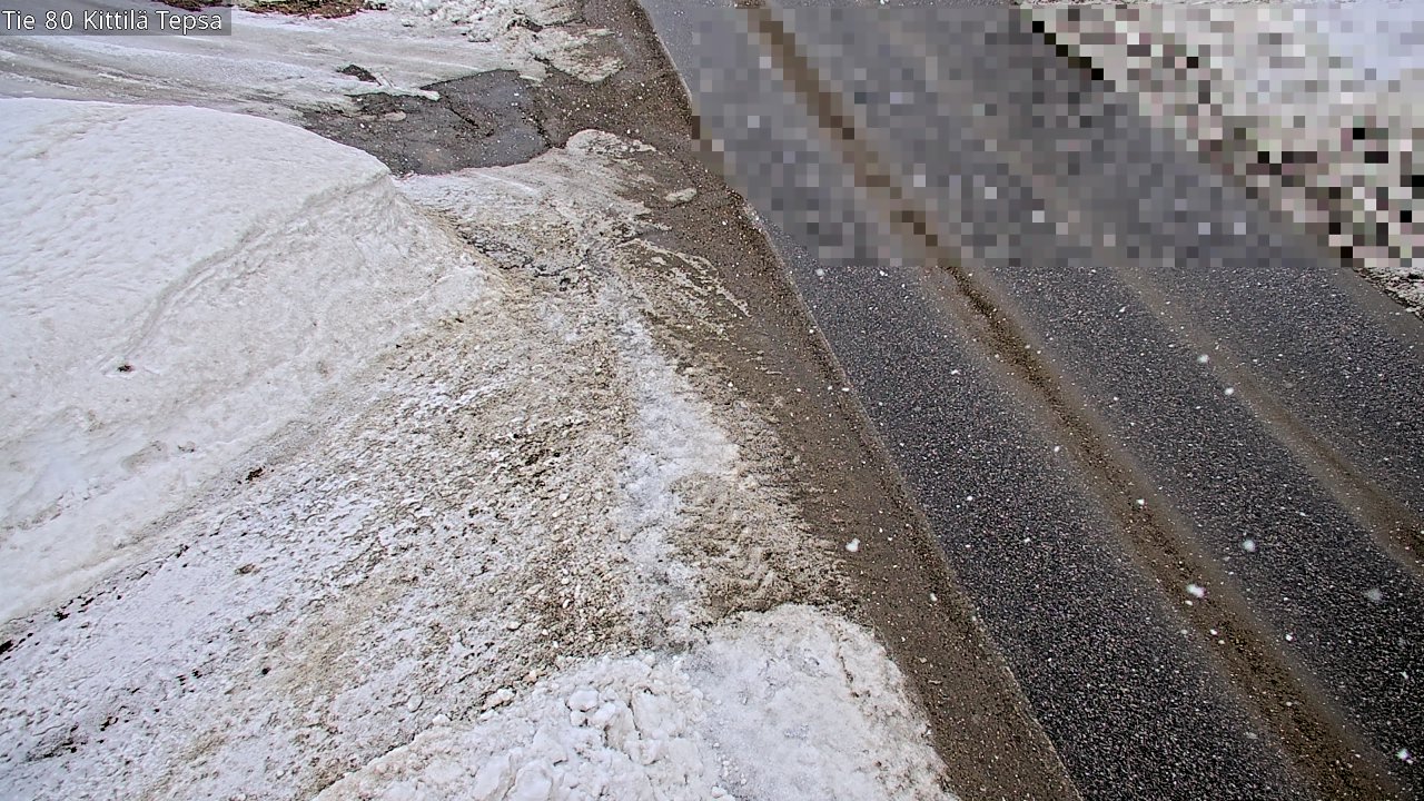 Weather Camera Image Road 80 Kittilä, Tepsa, Kittilä, Lappi