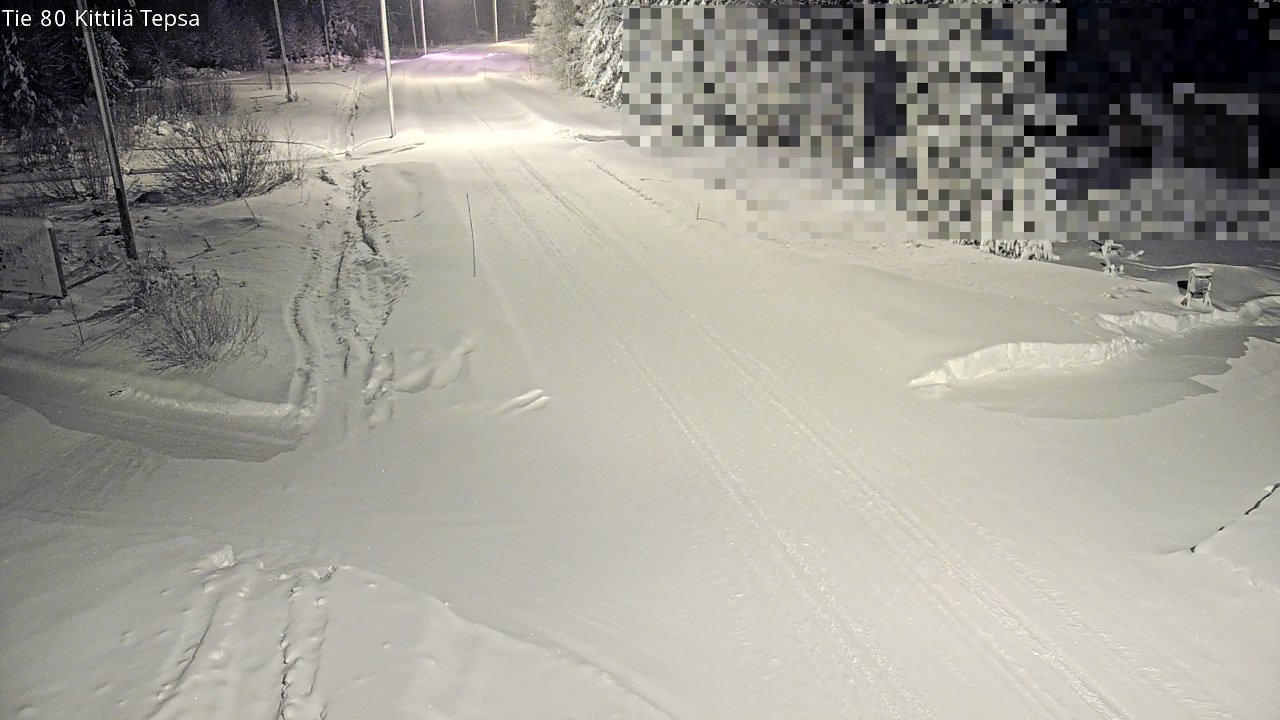 Kelikamerat Kuva Tie 80 Kittilä, Tepsa, Kittilä, Lappi