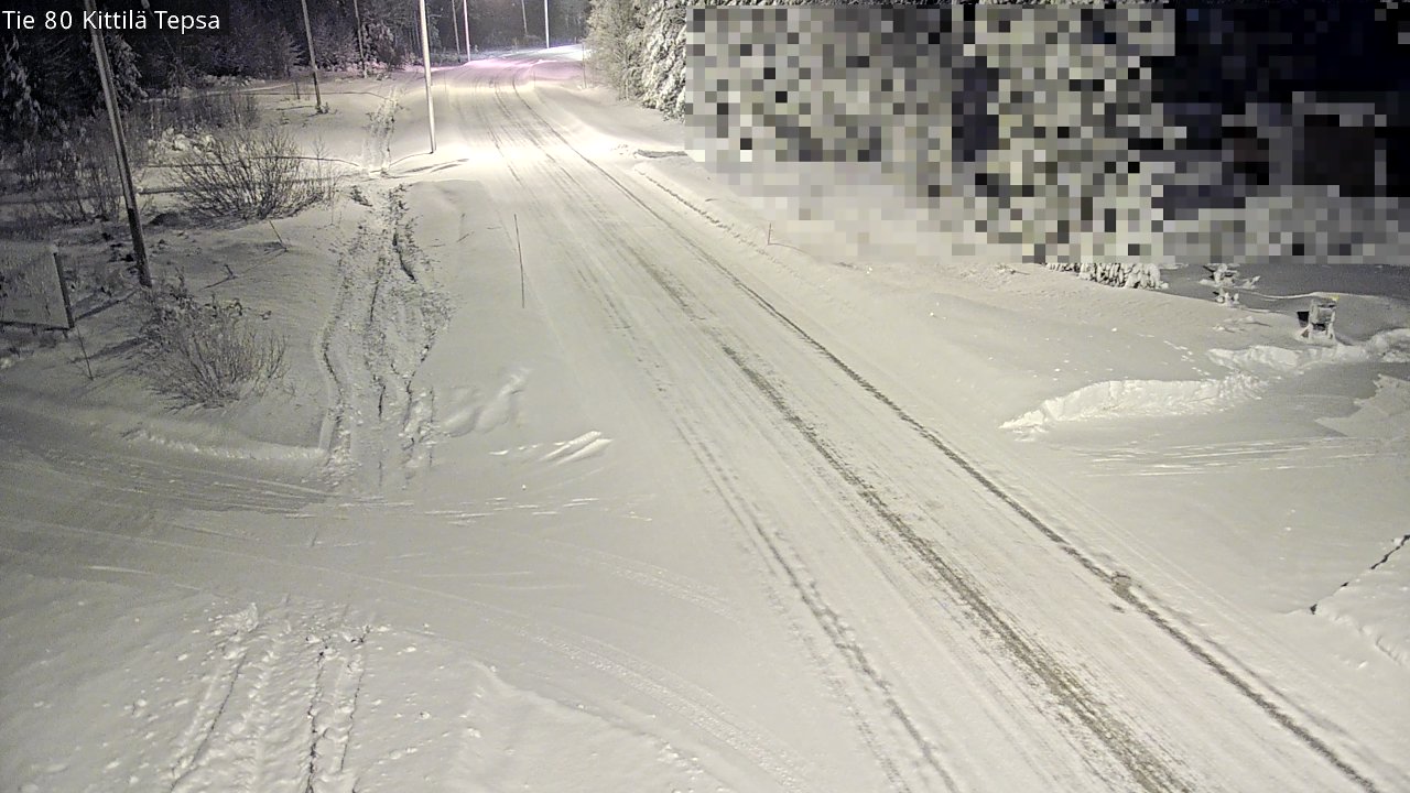 Kelikamerat Kuva Tie 80 Kittilä, Tepsa, Kittilä, Lappi