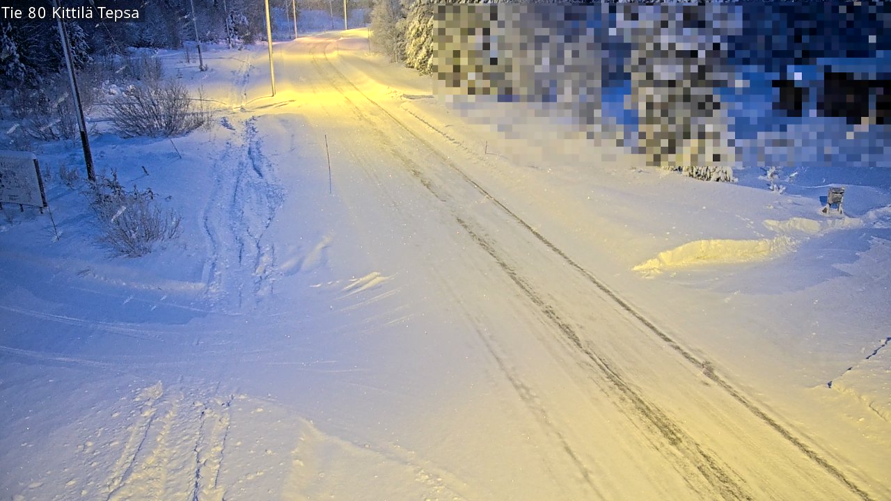 Kelikamerat Kuva Tie 80 Kittilä, Tepsa, Kittilä, Lappi