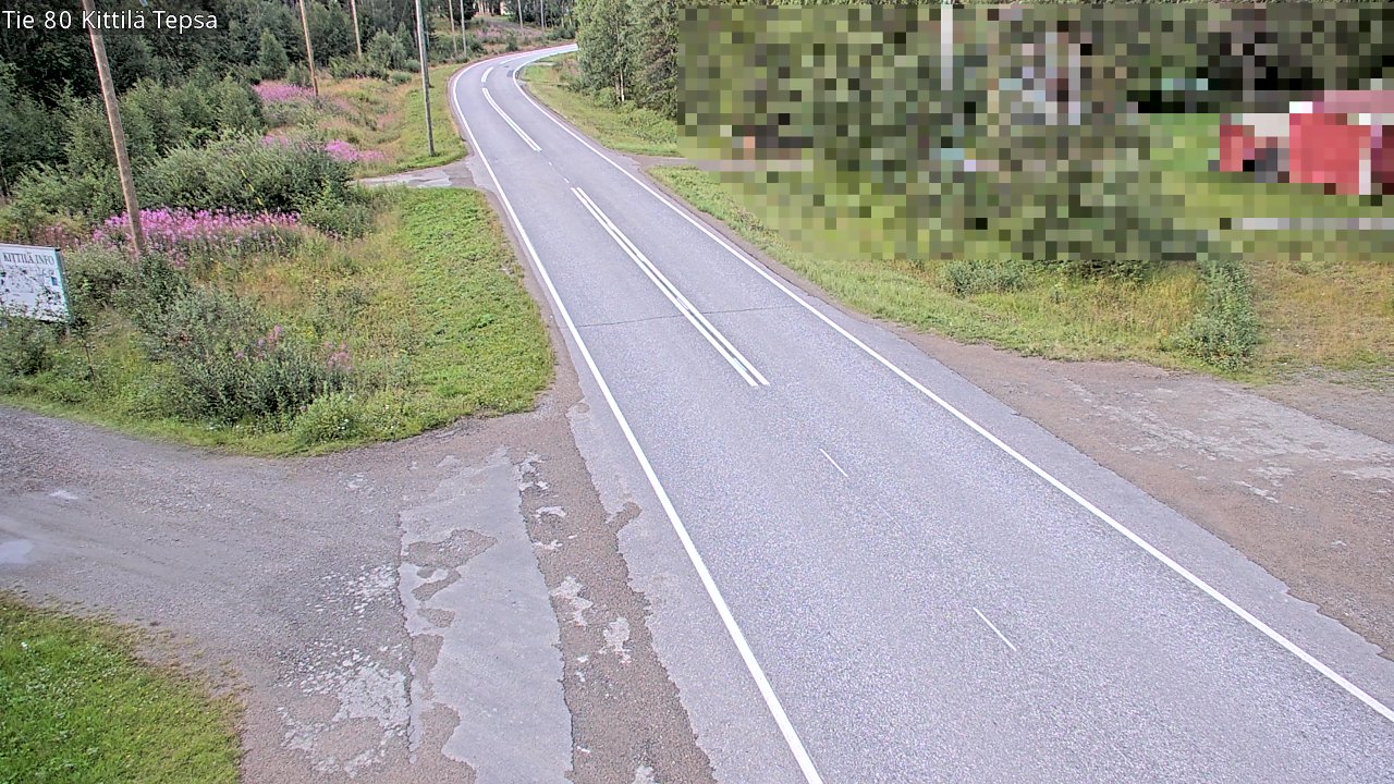 Weather Camera Image Väg 80 Kittilä, Tepsa, Kittilä, Lappi