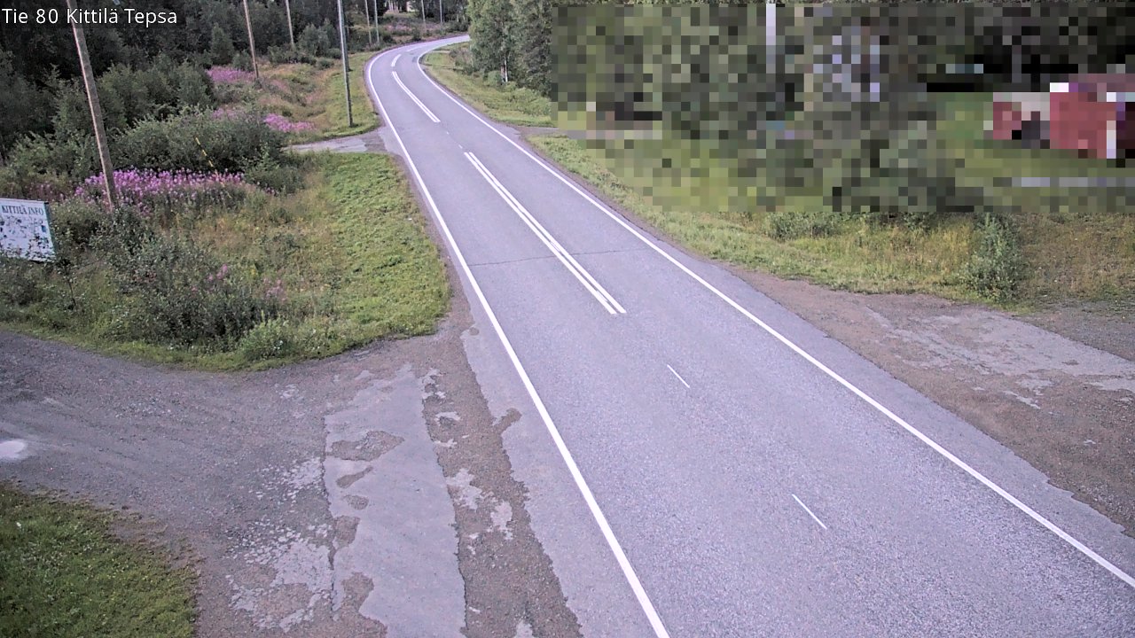 Weather Camera Image Väg 80 Kittilä, Tepsa, Kittilä, Lappi