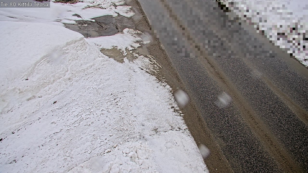 Weather Camera Image Road 80 Kittilä, Tepsa, Kittilä, Lappi