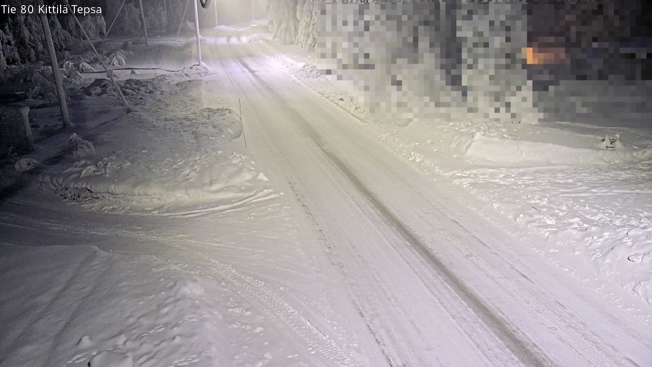 Kelikamerat Kuva Tie 80 Kittilä, Tepsa, Kittilä, Lappi