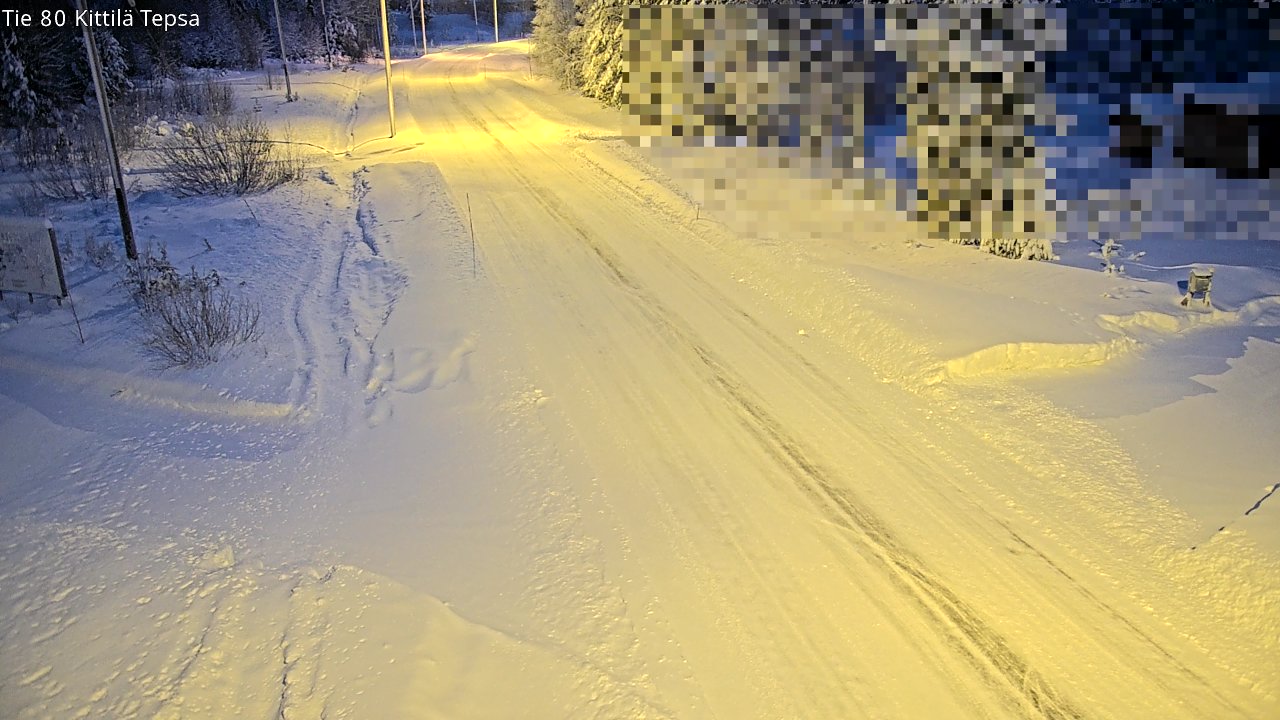 Kelikamerat Kuva Tie 80 Kittilä, Tepsa, Kittilä, Lappi