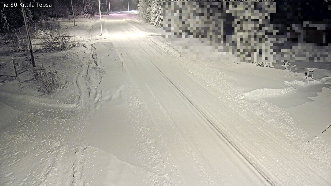 Kelikamerat Kuva Tie 80 Kittilä, Tepsa, Kittilä, Lappi