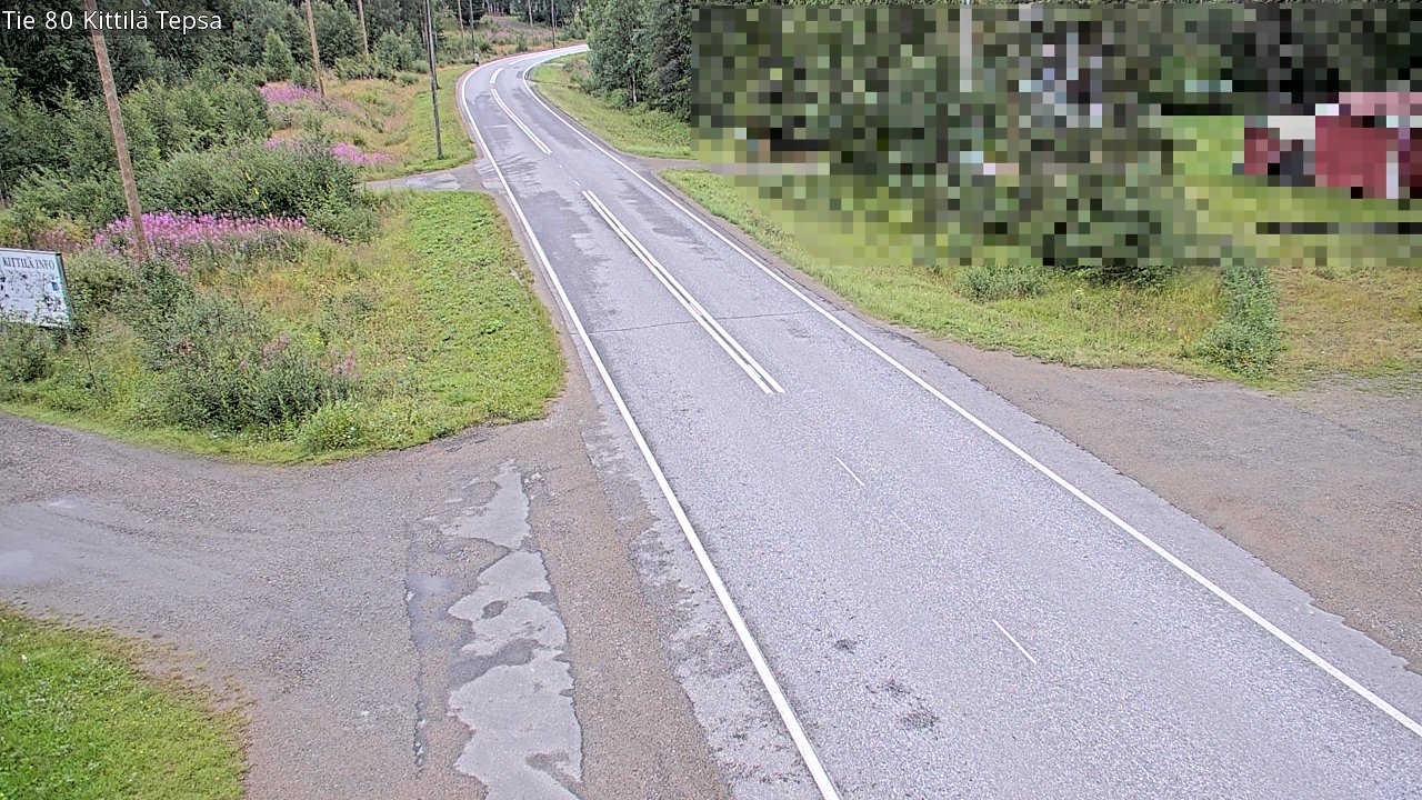 Weather Camera Image Väg 80 Kittilä, Tepsa, Kittilä, Lappi