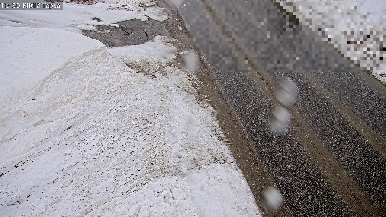 Weather Camera Image Road 80 Kittilä, Tepsa, Kittilä, Lappi