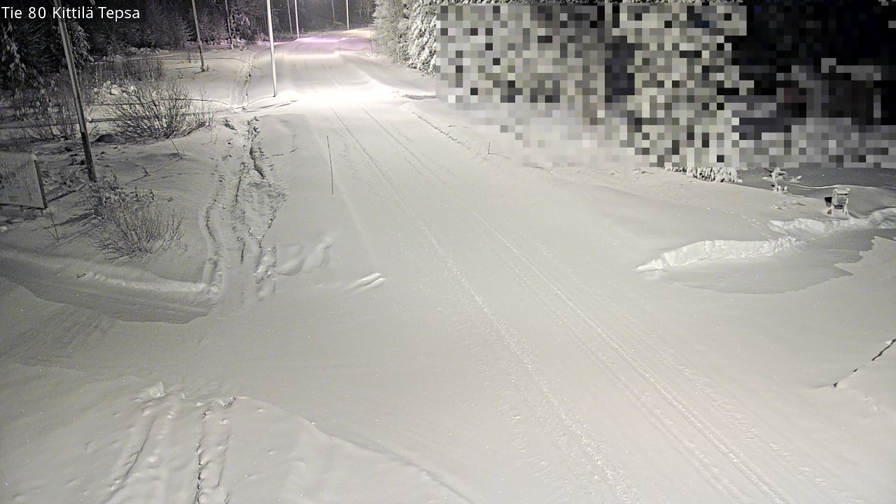 Kelikamerat Kuva Tie 80 Kittilä, Tepsa, Kittilä, Lappi