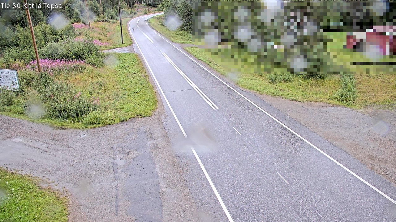 Weather Camera Image Väg 80 Kittilä, Tepsa, Kittilä, Lappi