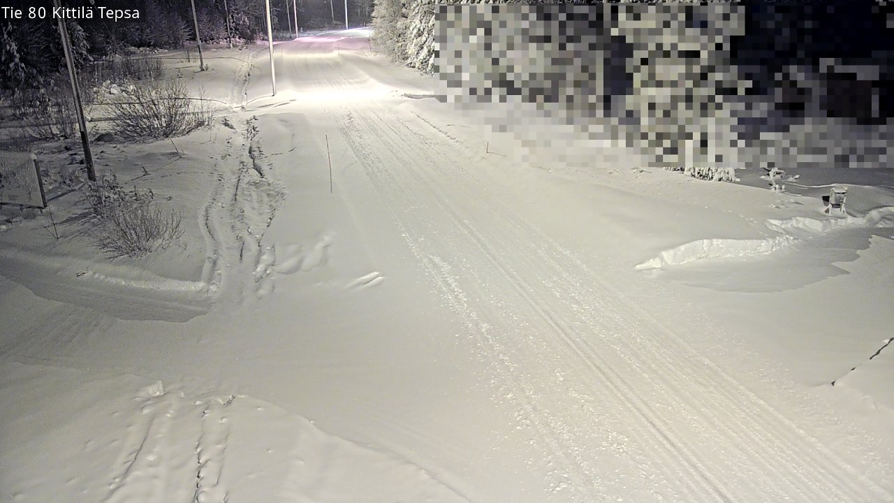 Kelikamerat Kuva Tie 80 Kittilä, Tepsa, Kittilä, Lappi