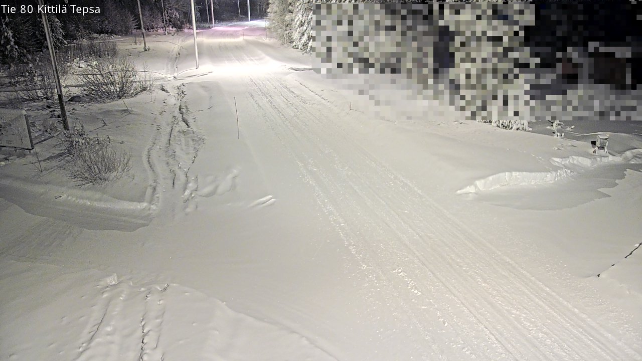 Kelikamerat Kuva Tie 80 Kittilä, Tepsa, Kittilä, Lappi