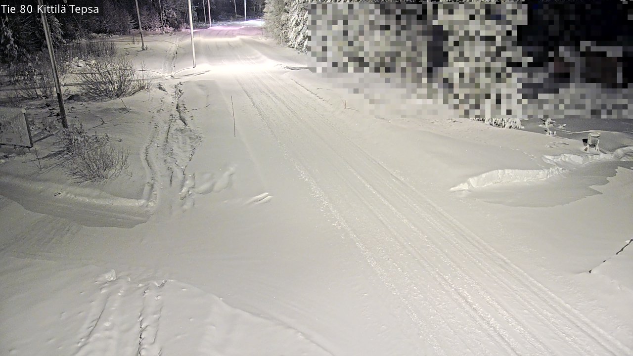 Kelikamerat Kuva Tie 80 Kittilä, Tepsa, Kittilä, Lappi