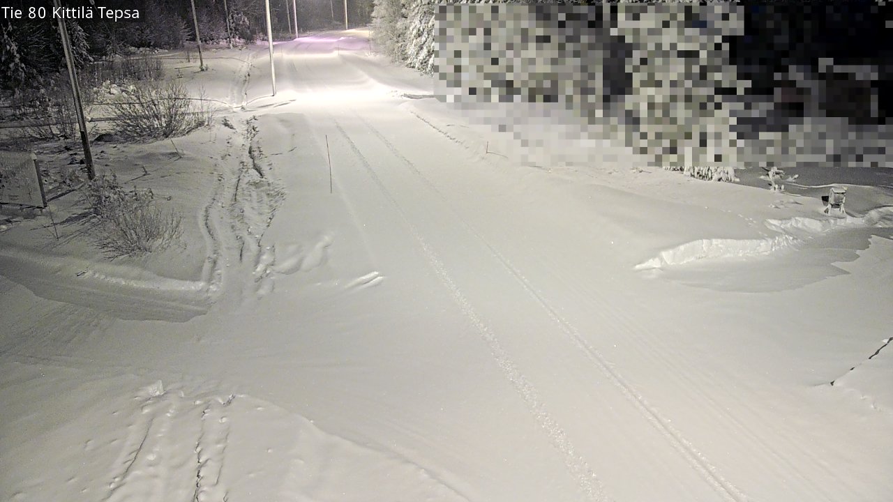 Kelikamerat Kuva Tie 80 Kittilä, Tepsa, Kittilä, Lappi