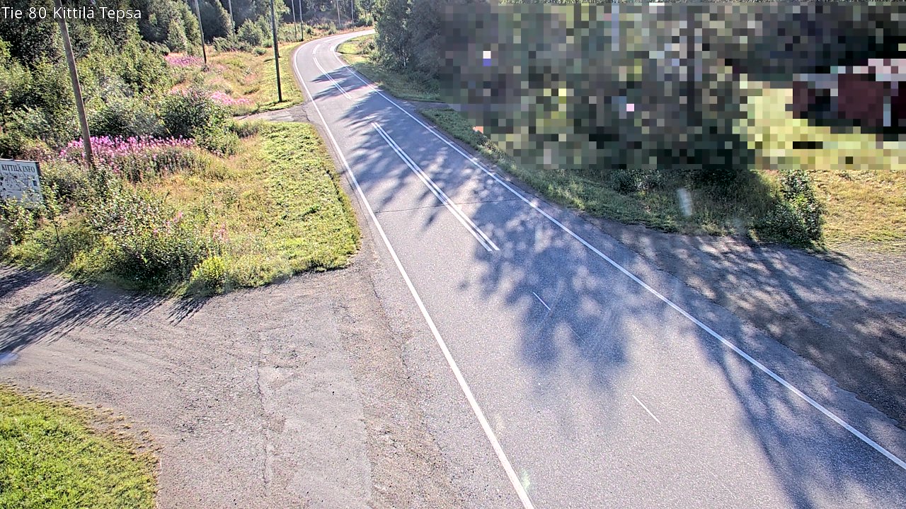 Weather Camera Image Väg 80 Kittilä, Tepsa, Kittilä, Lappi