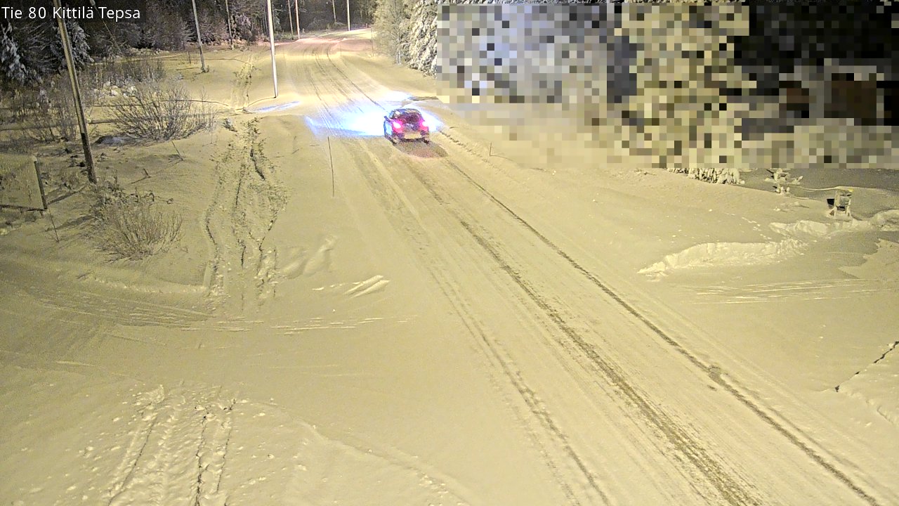 Kelikamerat Kuva Tie 80 Kittilä, Tepsa, Kittilä, Lappi