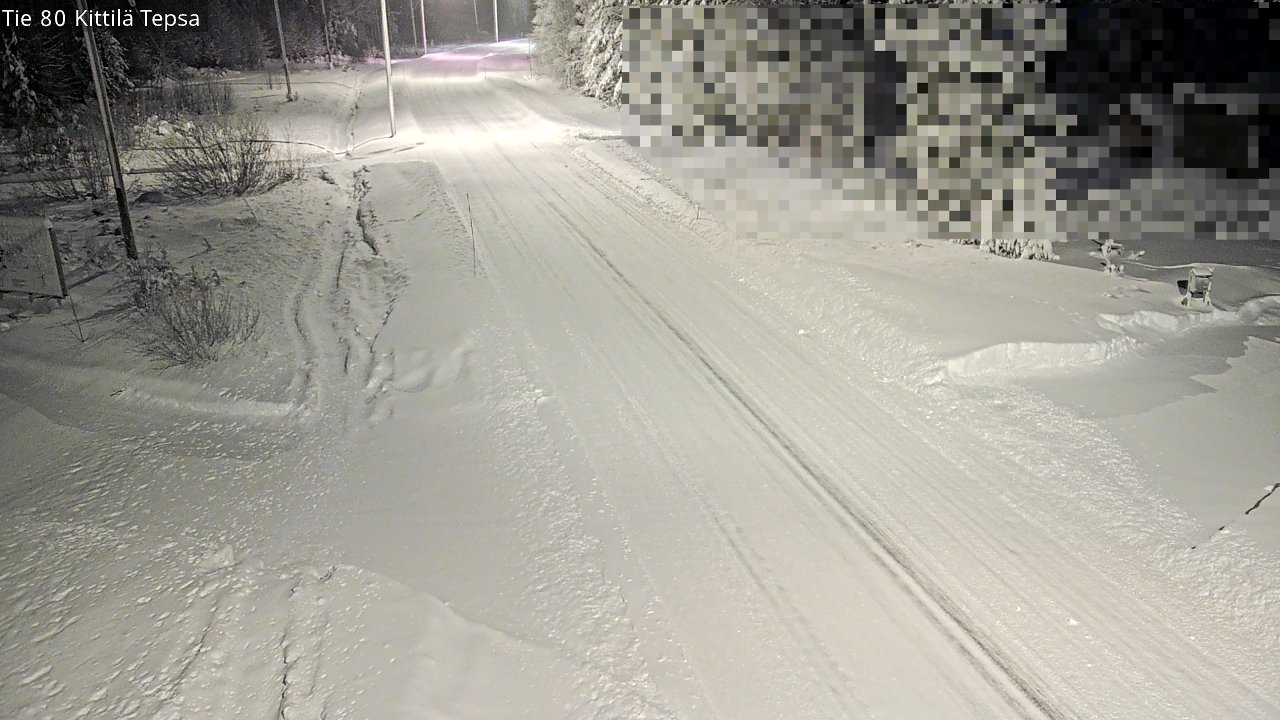 Kelikamerat Kuva Tie 80 Kittilä, Tepsa, Kittilä, Lappi