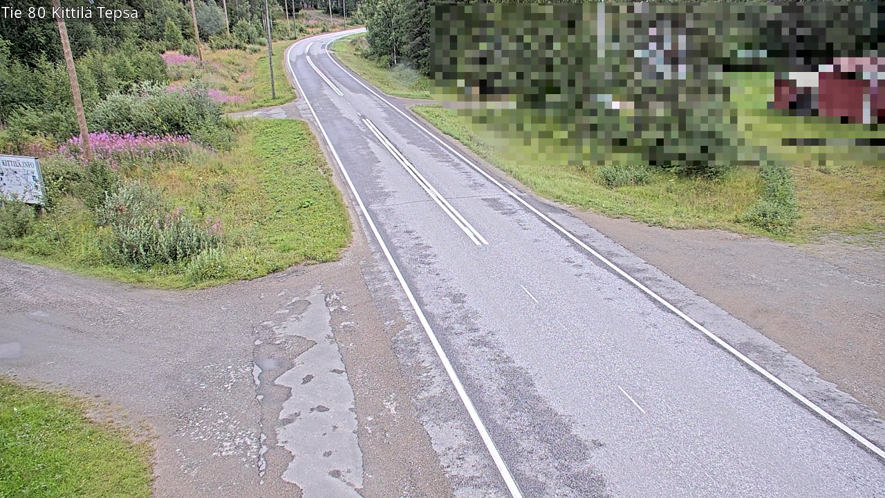 Weather Camera Image Väg 80 Kittilä, Tepsa, Kittilä, Lappi