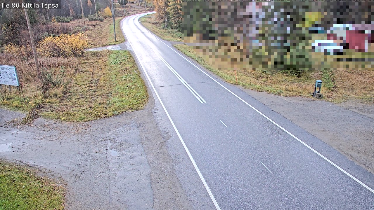 Weather Camera Image Road 80 Kittilä, Tepsa, Kittilä, Lappi