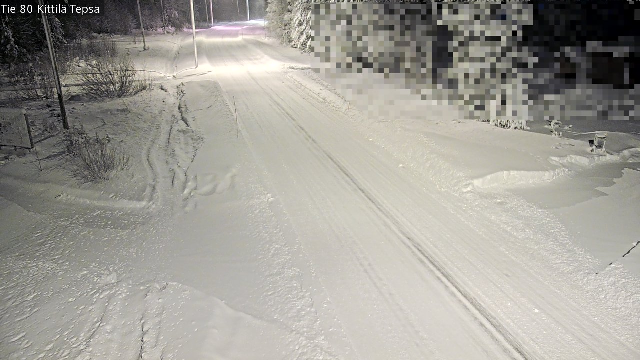 Kelikamerat Kuva Tie 80 Kittilä, Tepsa, Kittilä, Lappi