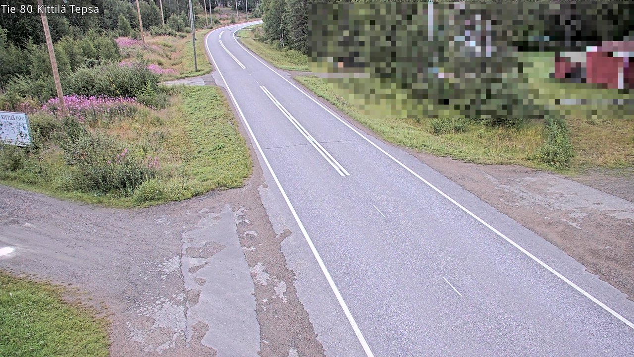 Weather Camera Image Väg 80 Kittilä, Tepsa, Kittilä, Lappi