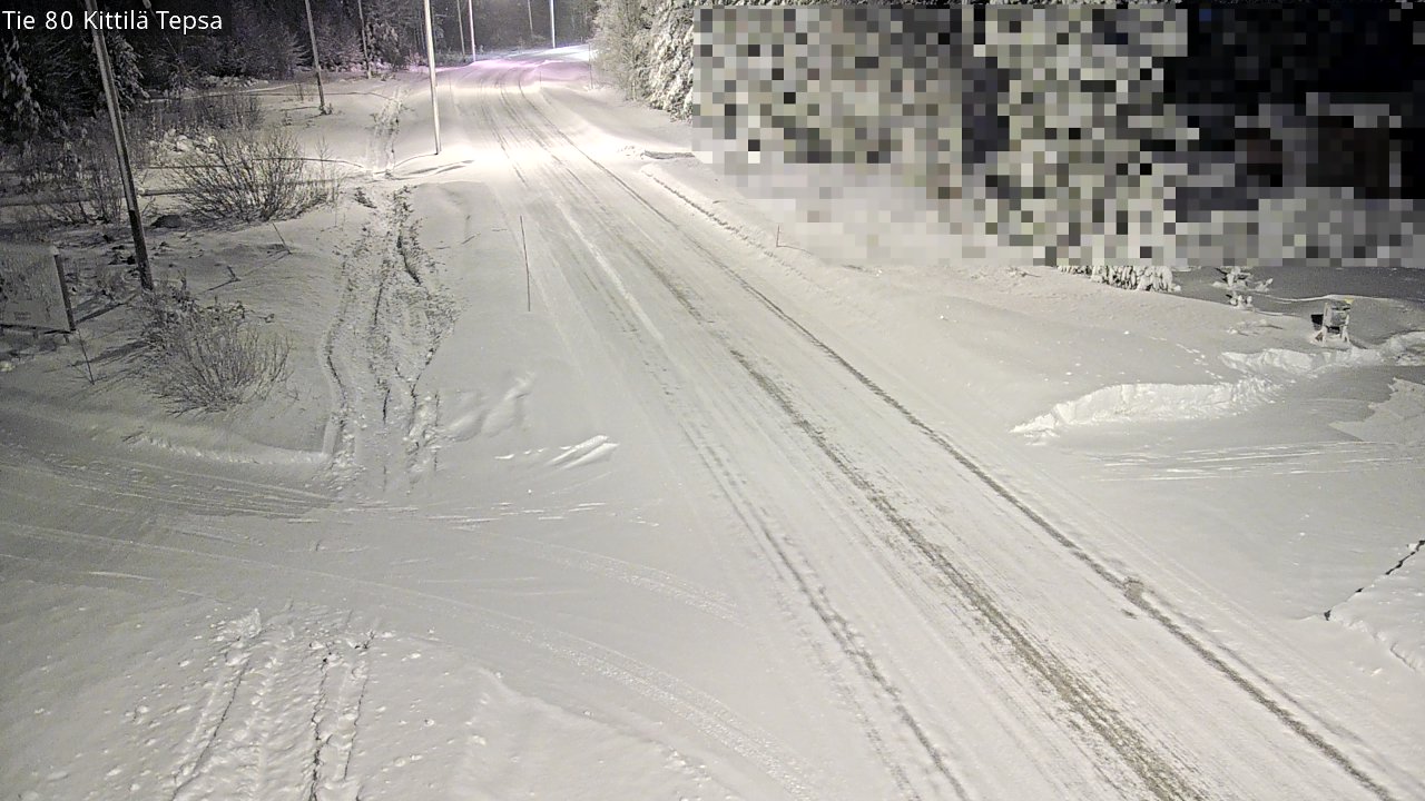 Kelikamerat Kuva Tie 80 Kittilä, Tepsa, Kittilä, Lappi