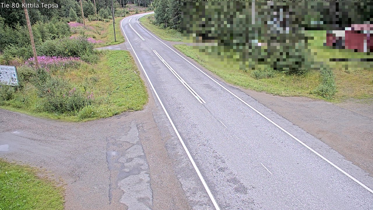 Weather Camera Image Väg 80 Kittilä, Tepsa, Kittilä, Lappi