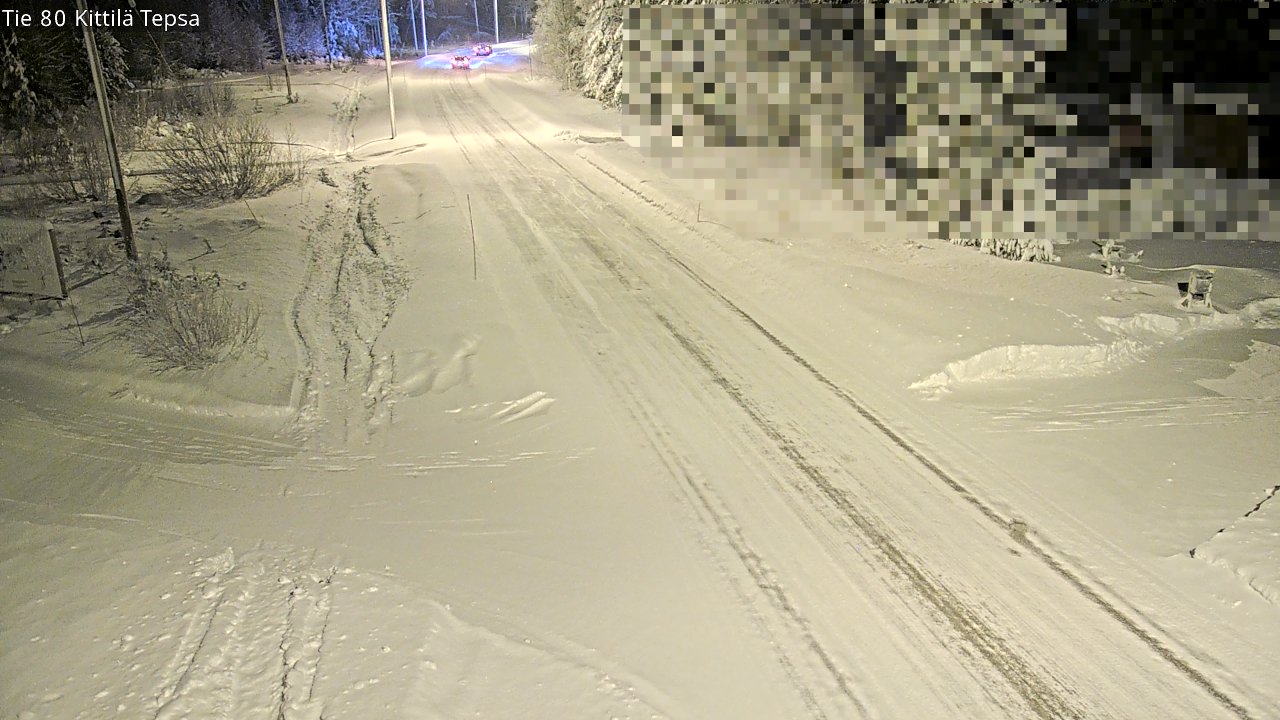 Kelikamerat Kuva Tie 80 Kittilä, Tepsa, Kittilä, Lappi