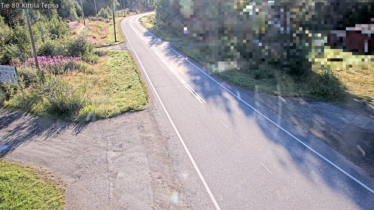 Weather Camera Image Väg 80 Kittilä, Tepsa, Kittilä, Lappi