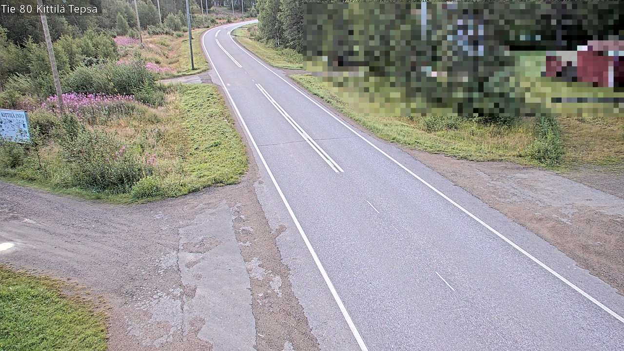 Weather Camera Image Väg 80 Kittilä, Tepsa, Kittilä, Lappi