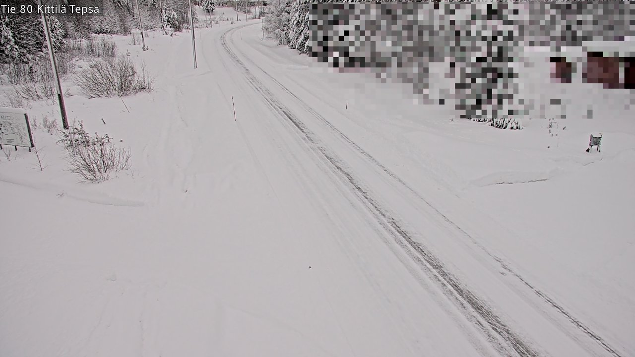 Kelikamerat Kuva Tie 80 Kittilä, Tepsa, Kittilä, Lappi