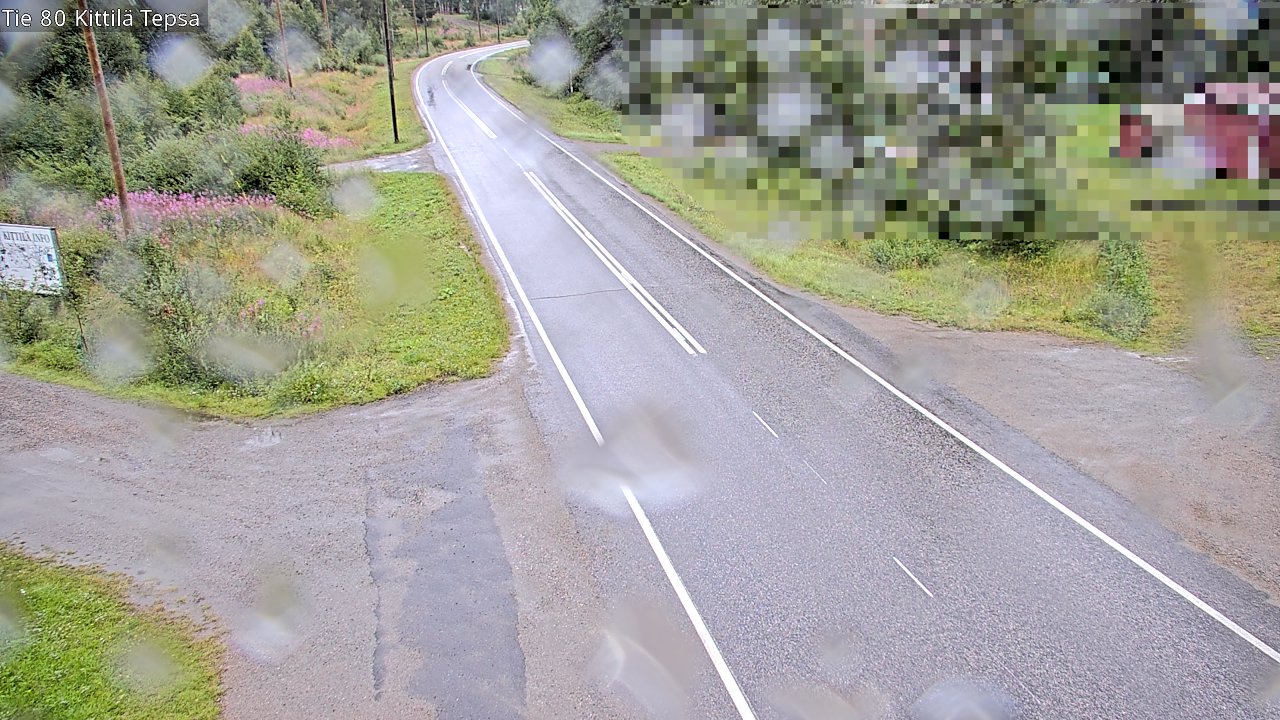 Weather Camera Image Väg 80 Kittilä, Tepsa, Kittilä, Lappi