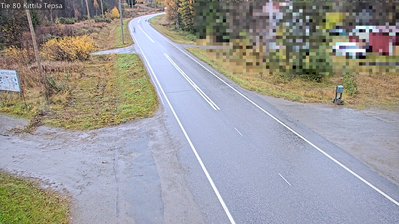 Weather Camera Image Road 80 Kittilä, Tepsa, Kittilä, Lappi