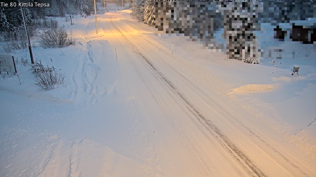 Kelikamerat Kuva Tie 80 Kittilä, Tepsa, Kittilä, Lappi