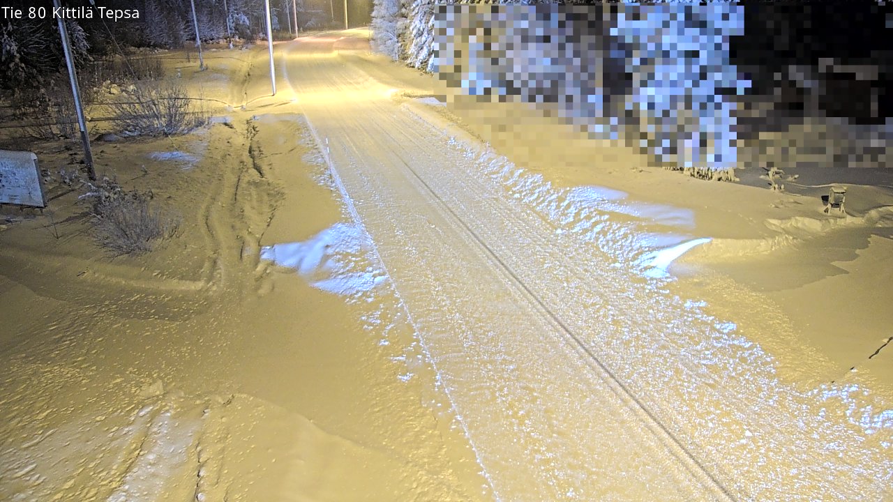 Kelikamerat Kuva Tie 80 Kittilä, Tepsa, Kittilä, Lappi