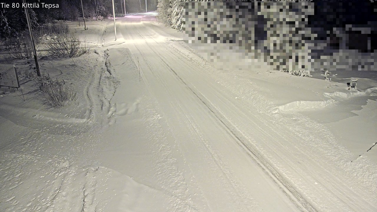 Kelikamerat Kuva Tie 80 Kittilä, Tepsa, Kittilä, Lappi