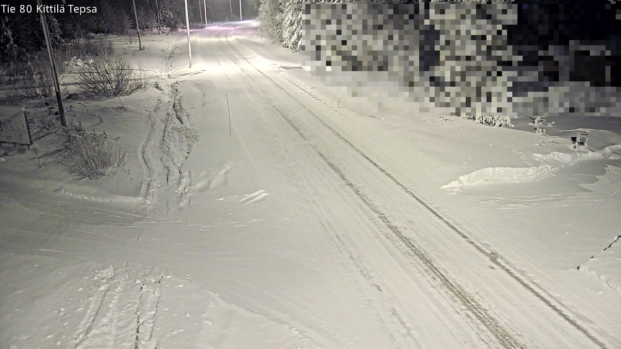 Kelikamerat Kuva Tie 80 Kittilä, Tepsa, Kittilä, Lappi