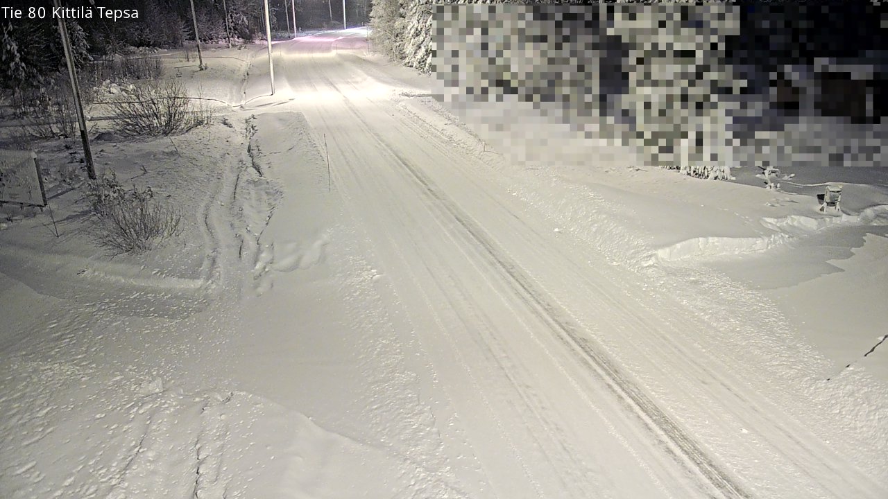 Kelikamerat Kuva Tie 80 Kittilä, Tepsa, Kittilä, Lappi