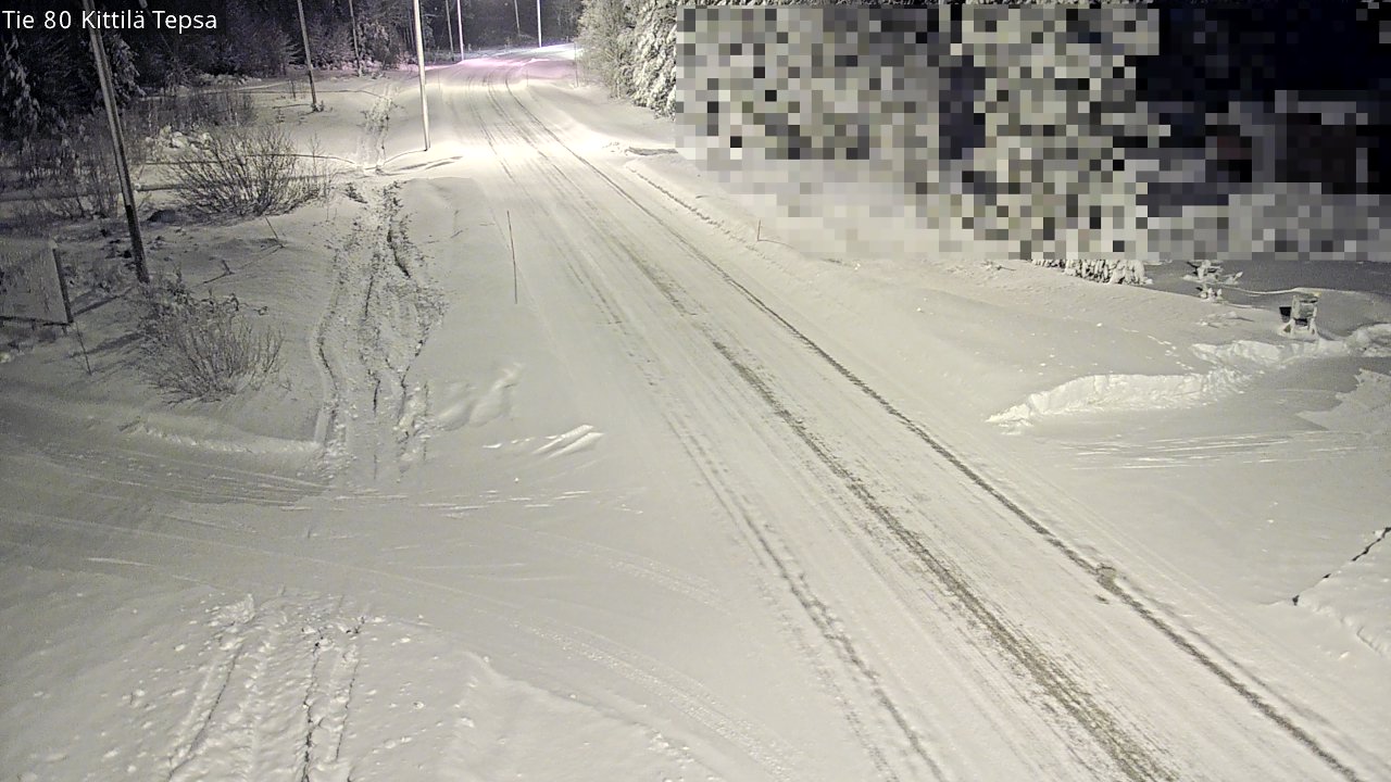 Kelikamerat Kuva Tie 80 Kittilä, Tepsa, Kittilä, Lappi