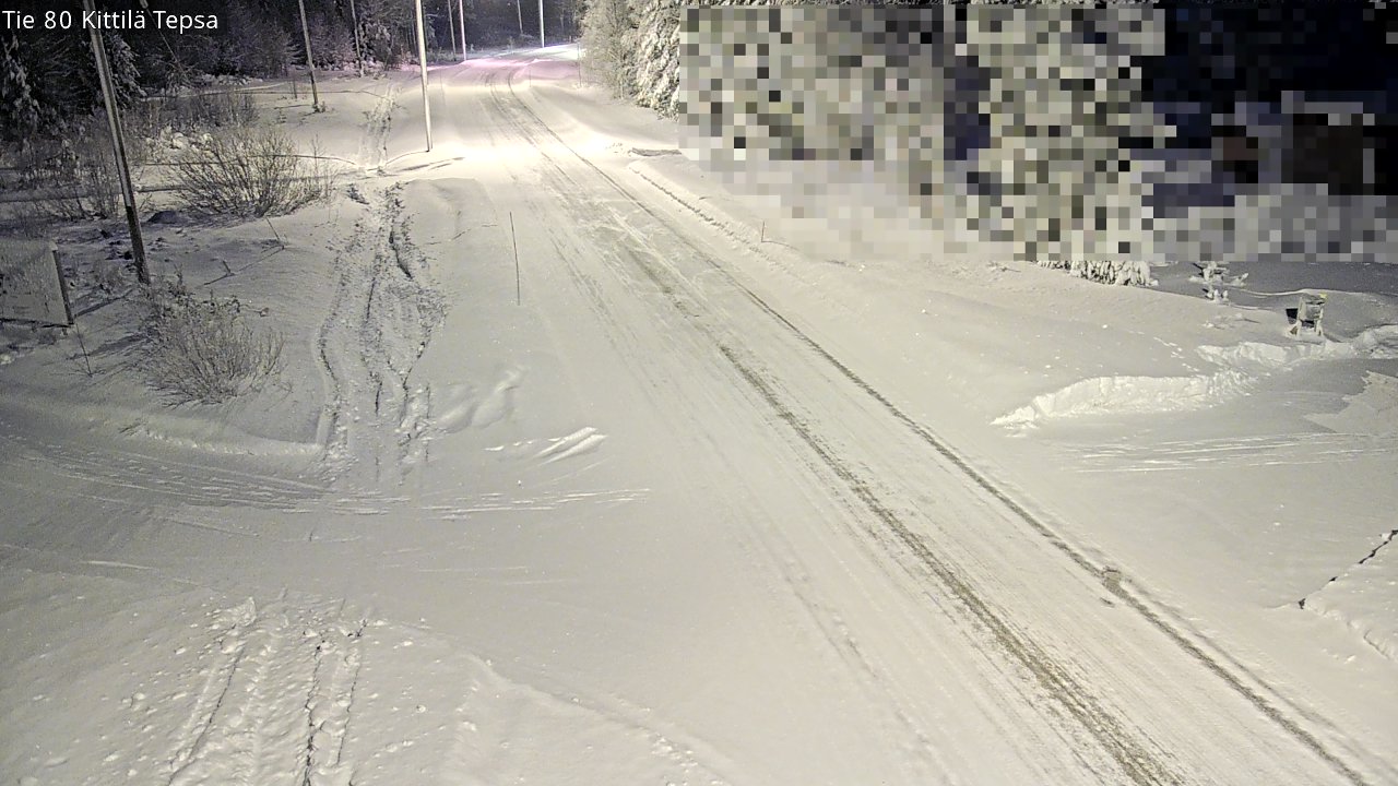 Kelikamerat Kuva Tie 80 Kittilä, Tepsa, Kittilä, Lappi