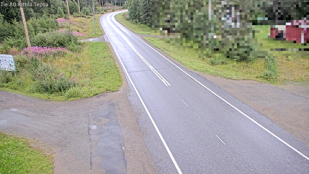 Weather Camera Image Väg 80 Kittilä, Tepsa, Kittilä, Lappi