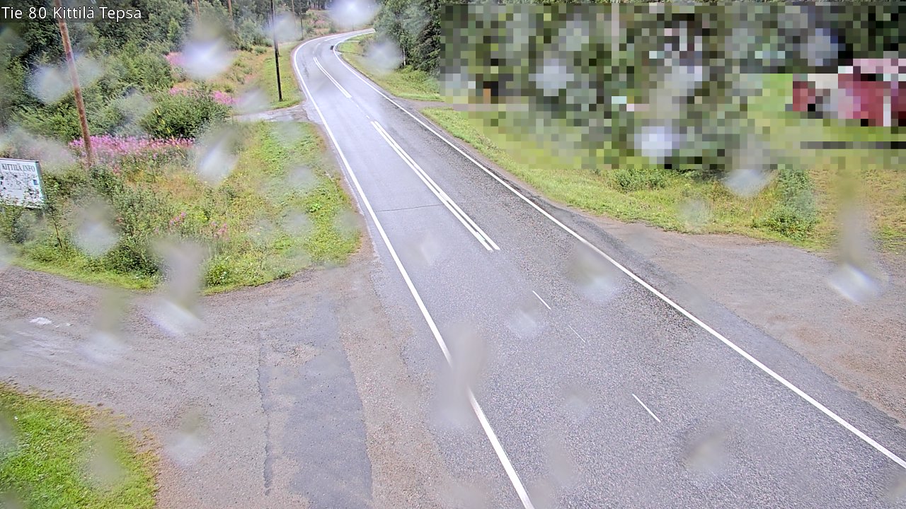 Weather Camera Image Väg 80 Kittilä, Tepsa, Kittilä, Lappi