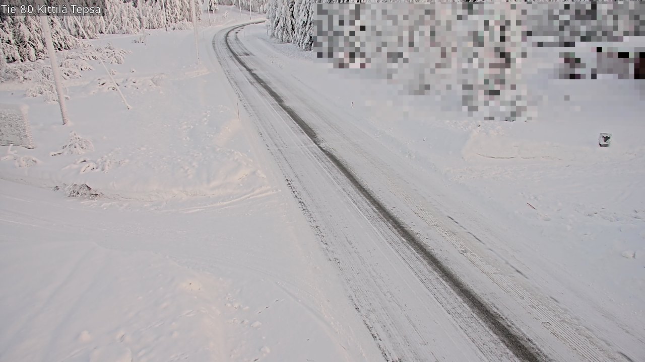 Kelikamerat Kuva Tie 80 Kittilä, Tepsa, Kittilä, Lappi